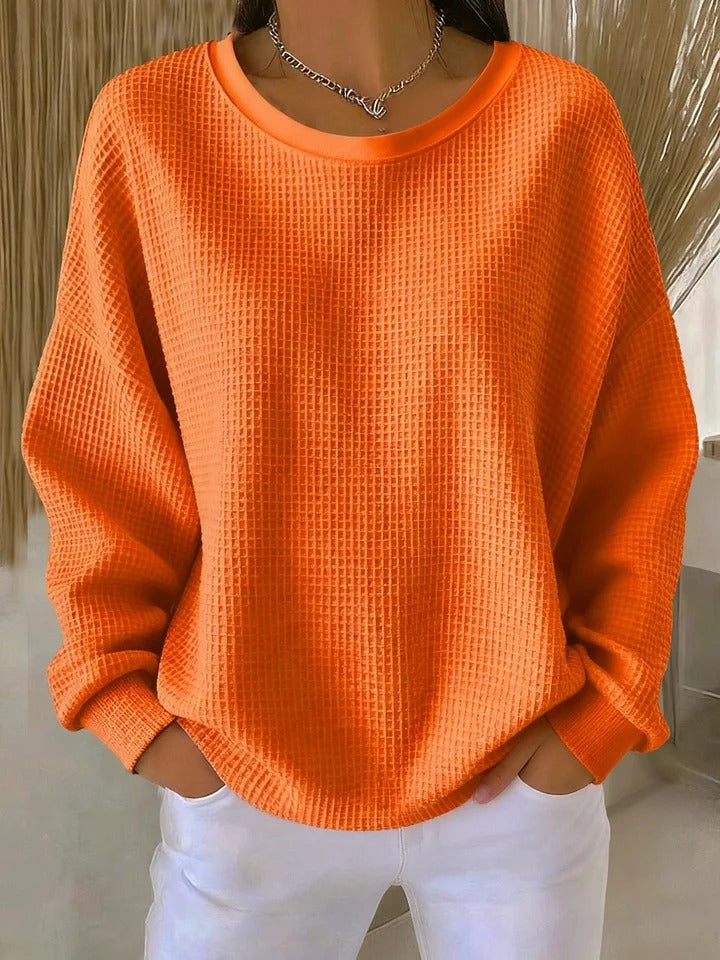 Diane | Classic Waffle Knit Sweater