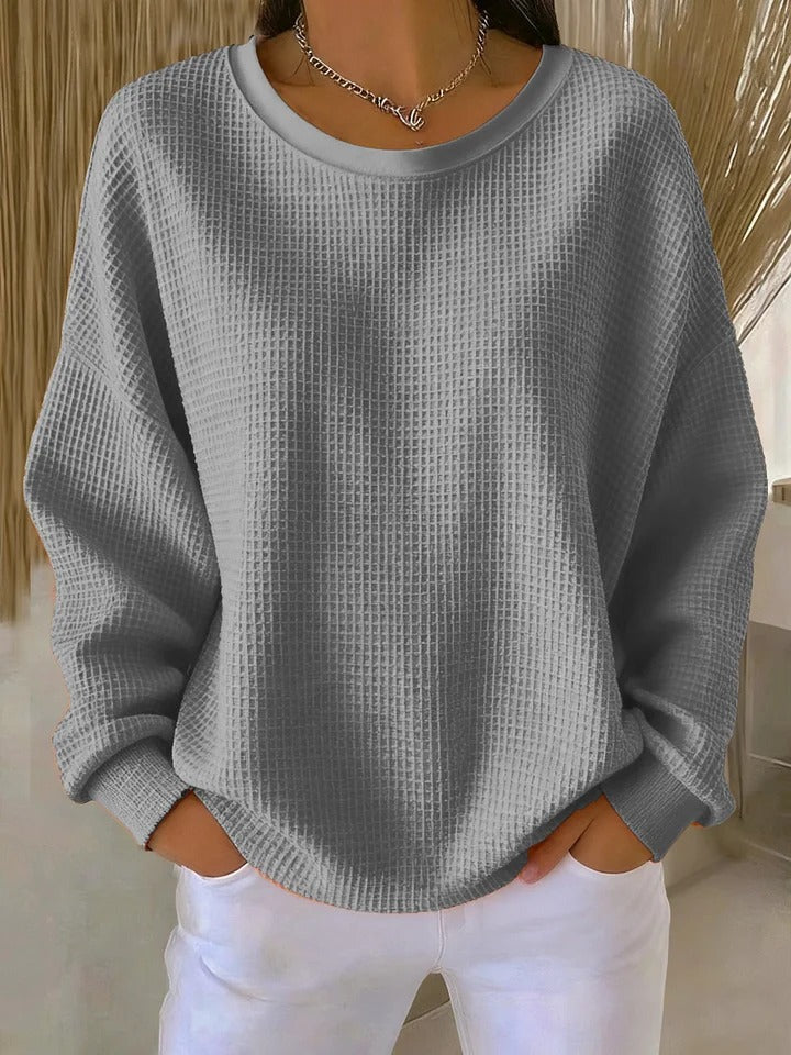 Diane | Classic Waffle Knit Sweater