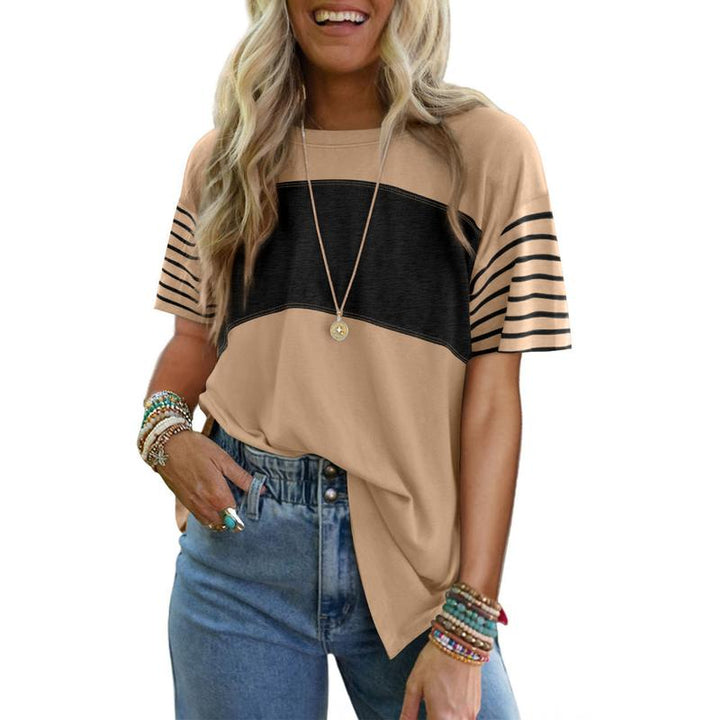 LUNA - Everyday Breathable Stripe Crewneck