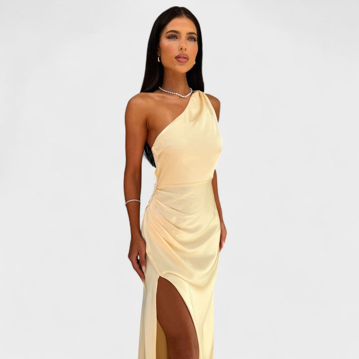 Veronica - Long Satin Dress