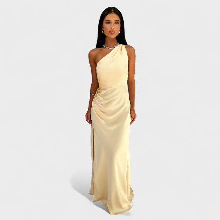 Veronica - Long Satin Dress