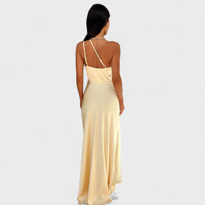 Veronica - Long Satin Dress
