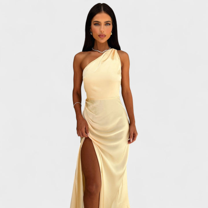 Veronica - Long Satin Dress