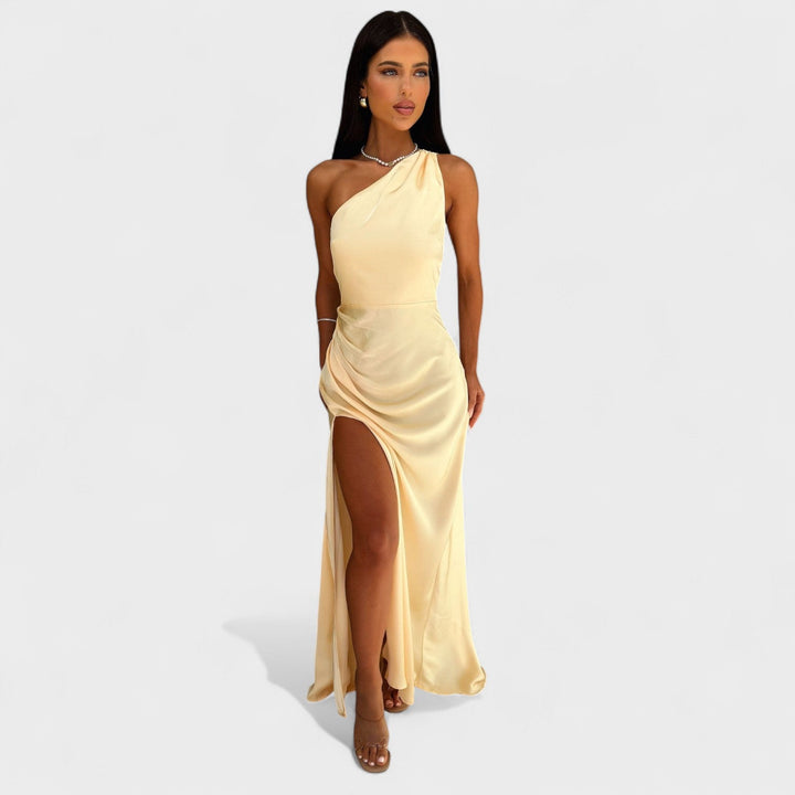 Veronica - Long Satin Dress