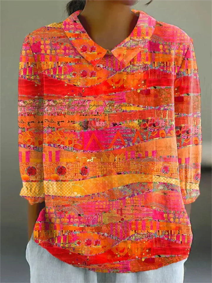 Maeve - Vibrant Mosaic Blouse