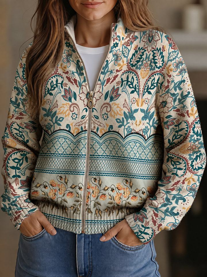 Olivia - Vintage Floral Botanical Border Print