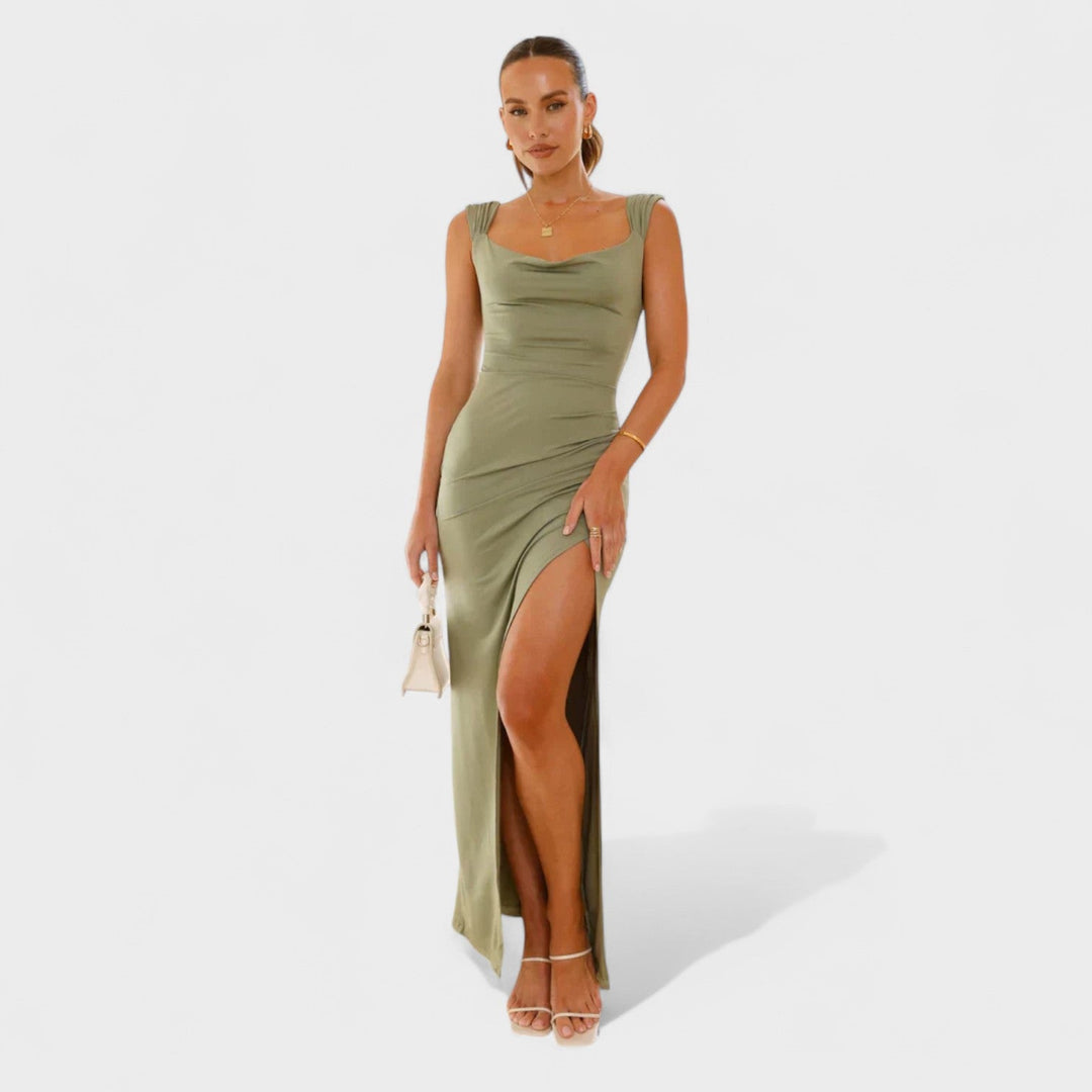 Vanessa - Long Dress with Open Back