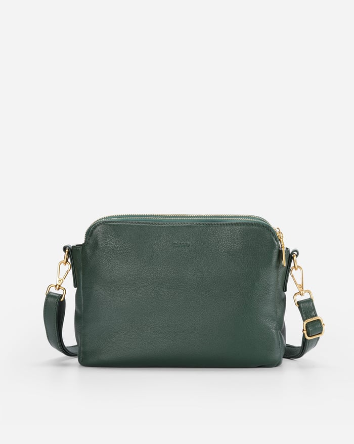 Savannah - Sleek Three-Layer Crossbody Bag