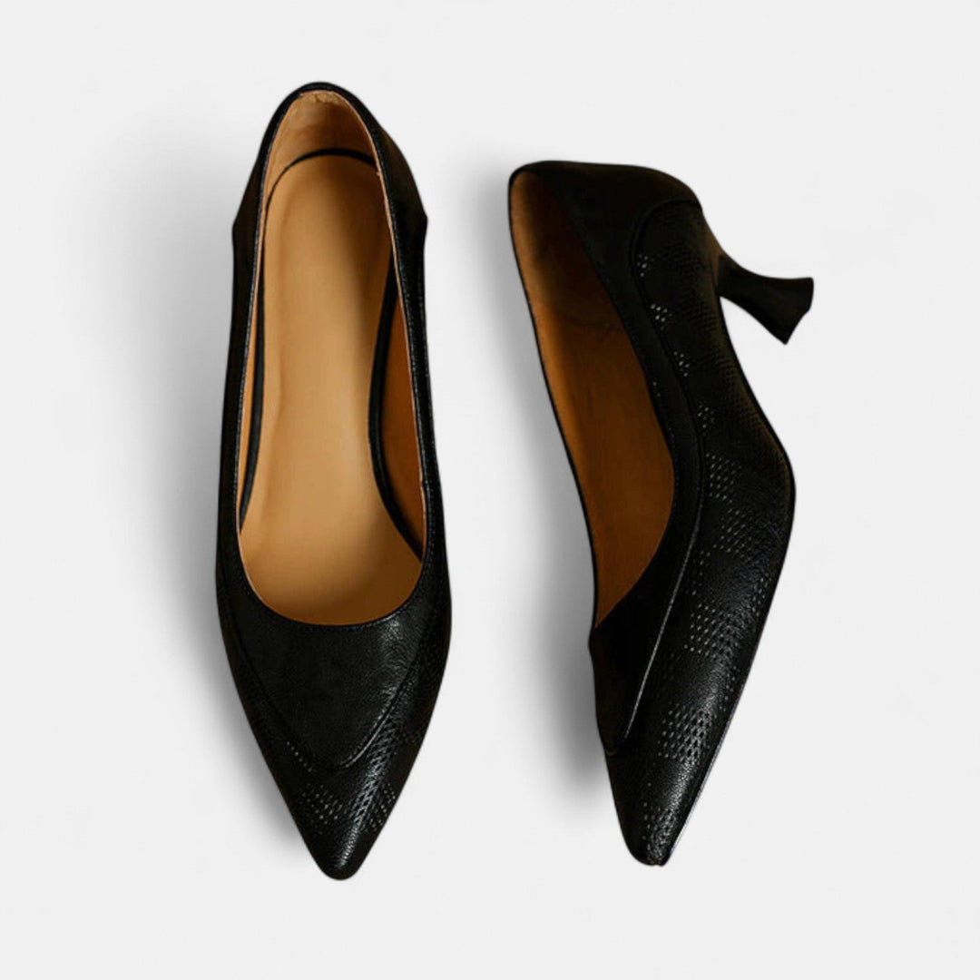 Aubrey Leather Heels