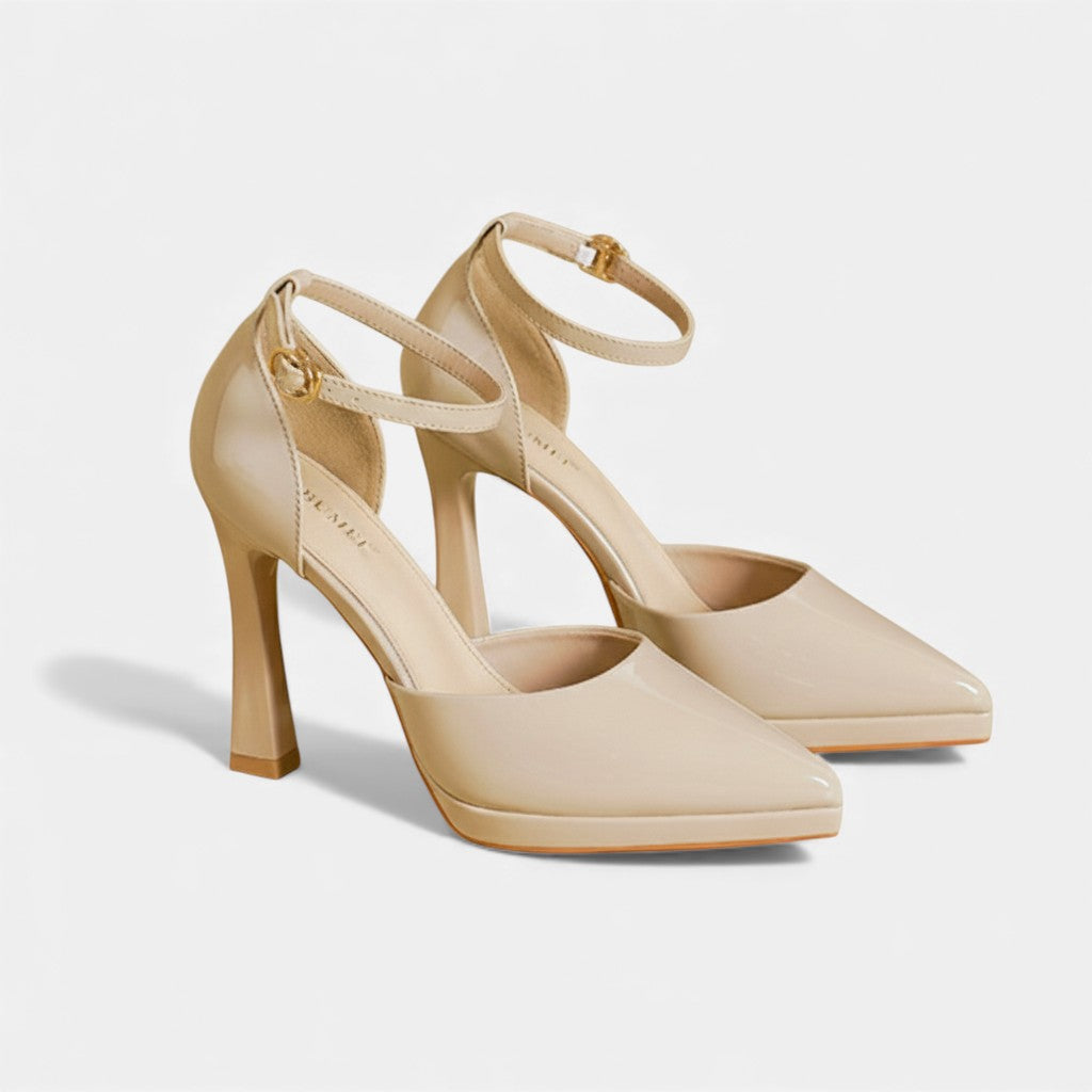 Brenda Leather Heels