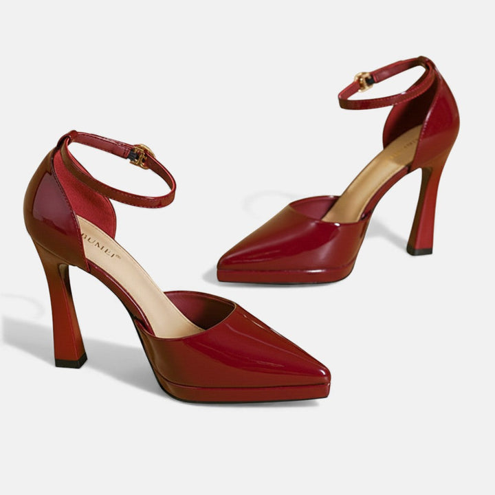 Brenda Leather Heels
