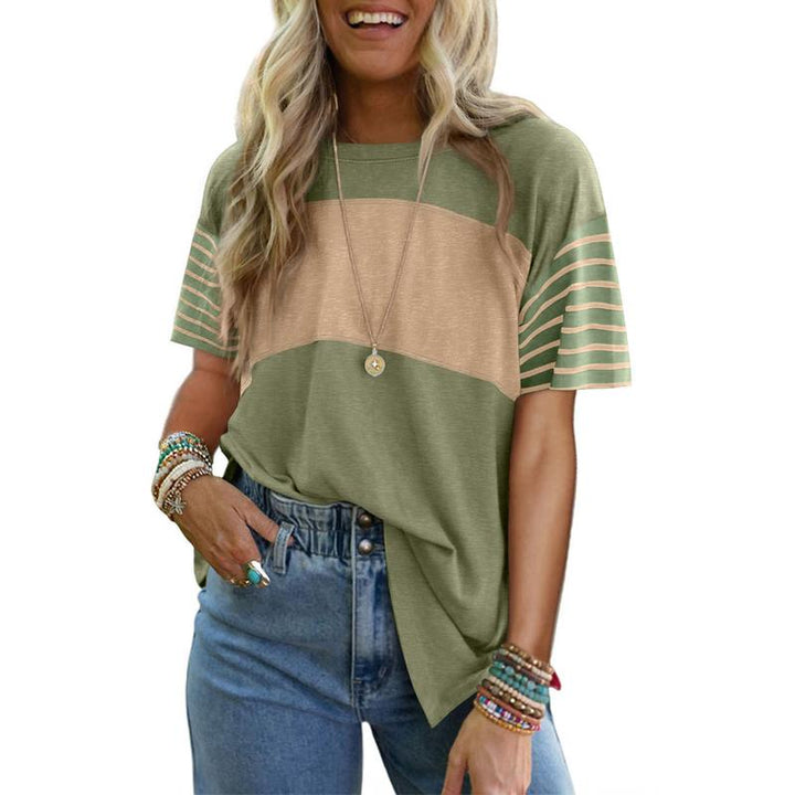 LUNA - Everyday Breathable Stripe Crewneck