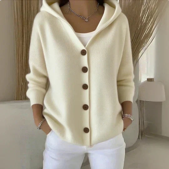 Doris | Hooded Knit Cardigan