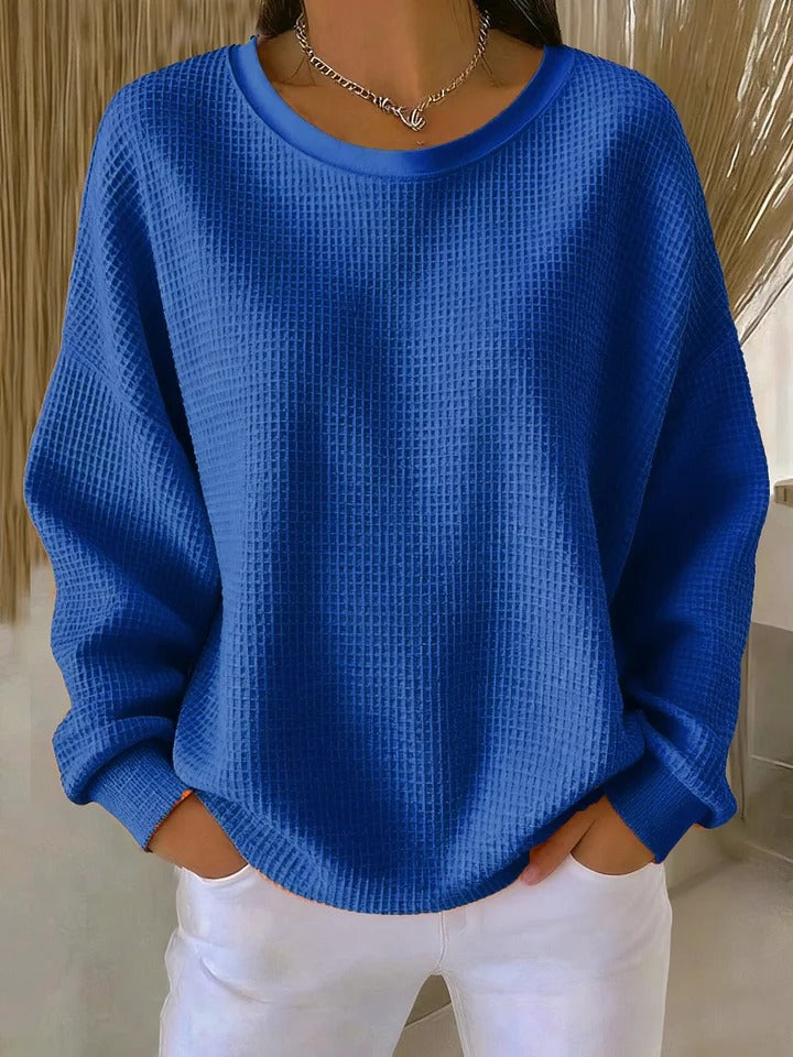 Diane | Classic Waffle Knit Sweater