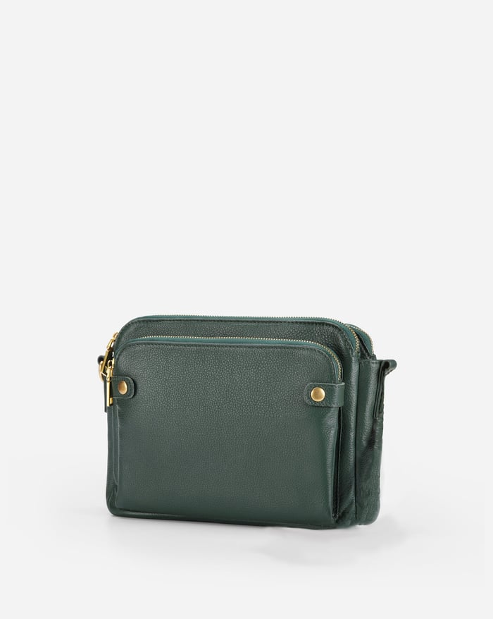 Savannah - Sleek Three-Layer Crossbody Bag