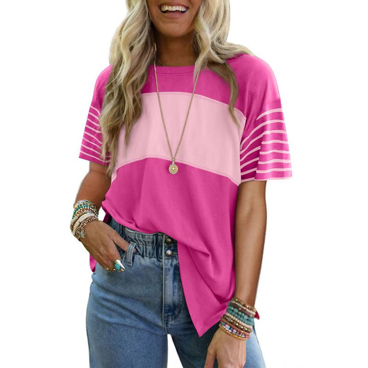 LUNA - Everyday Breathable Stripe Crewneck