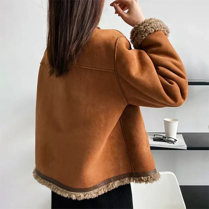 Jordan - Buttoned Sheepskin Jacket