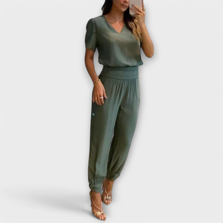 Quinn - Elegant set of top and pants
