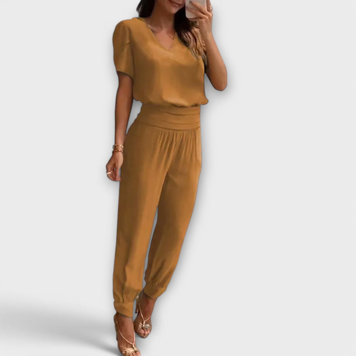 Quinn - Elegant set of top and pants