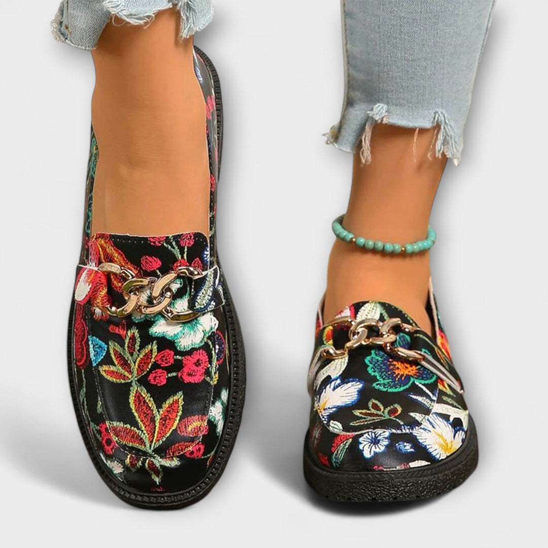 Summer – Multicolor Floral Loafers