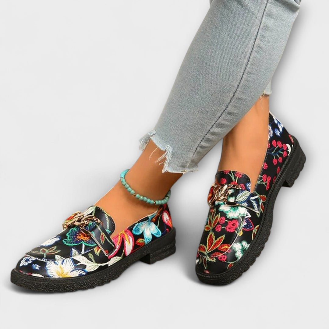 Summer – Multicolor Floral Loafers