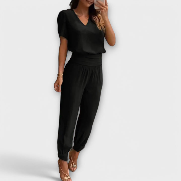 Quinn - Elegant set of top and pants