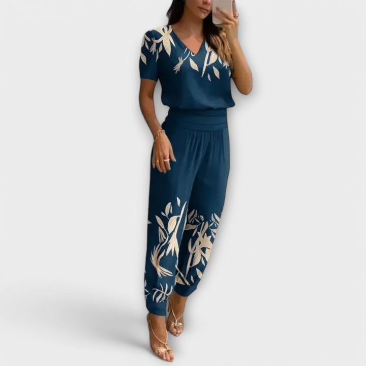 Quinn - Elegant set of top and pants