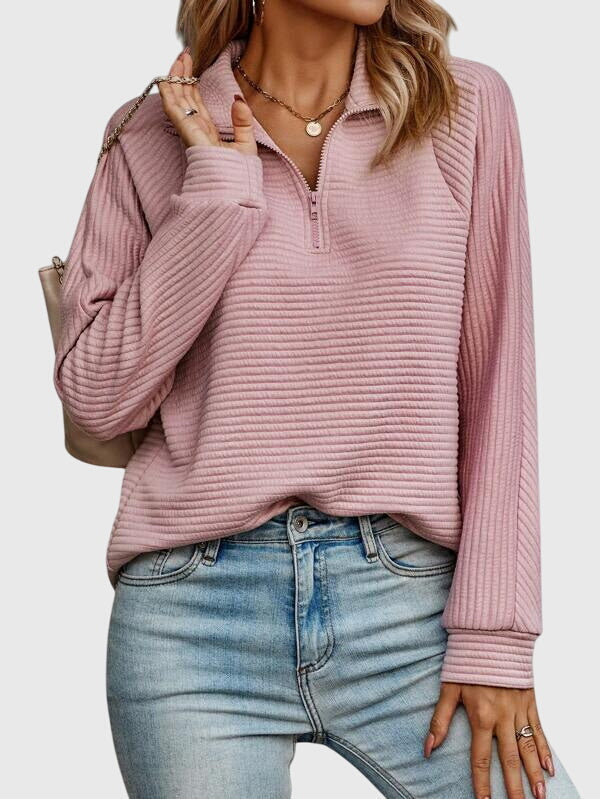 Naomi - Elegant Sweater with Zipper