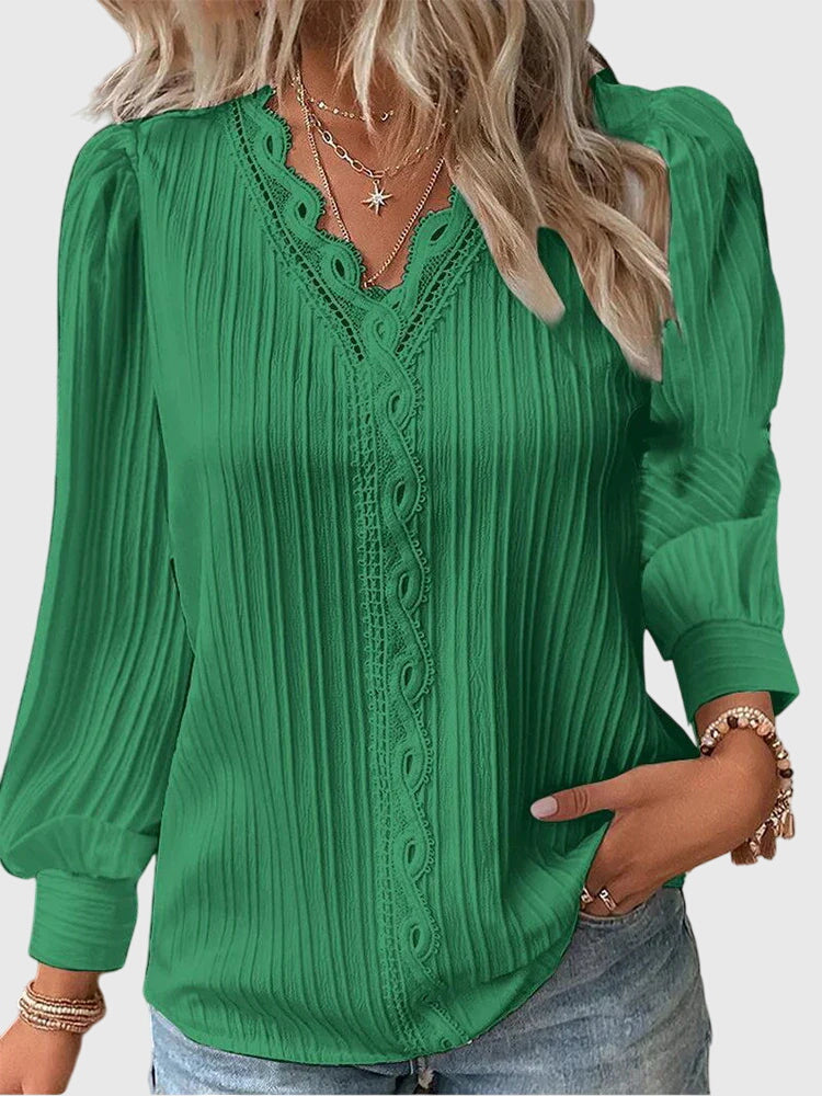 Ruby - Elegant Pullover Blouse