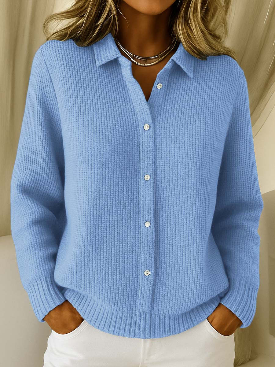 Patricia | Textured Button-Front Cardigan