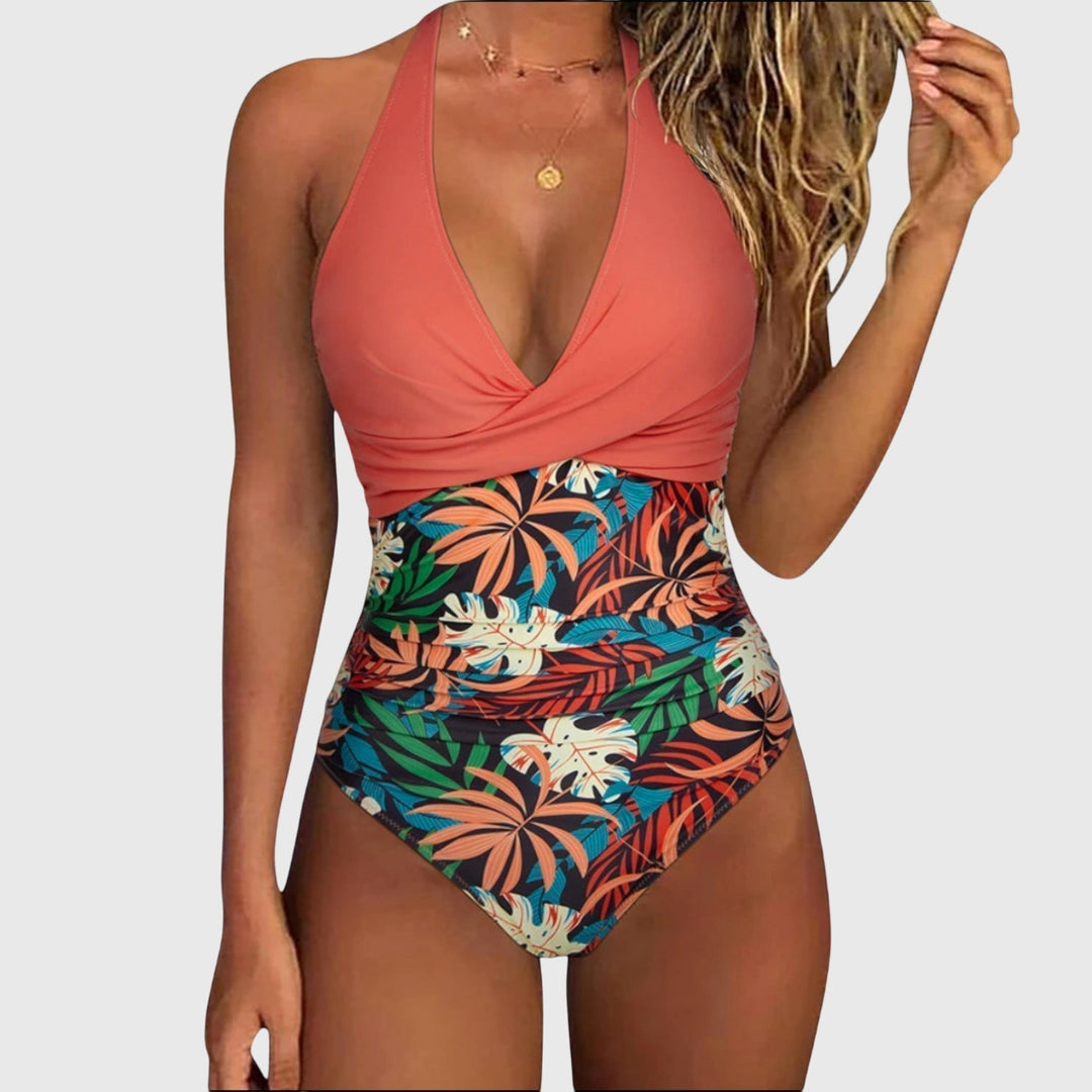 Gianna - Elegant Swimsuit for Women with V-Neck