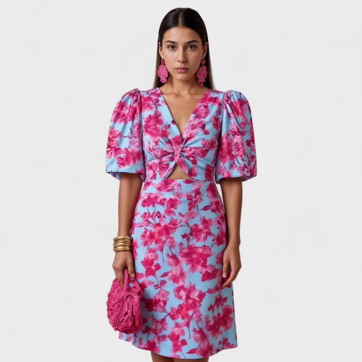 Willa - Tropical Fire Dress