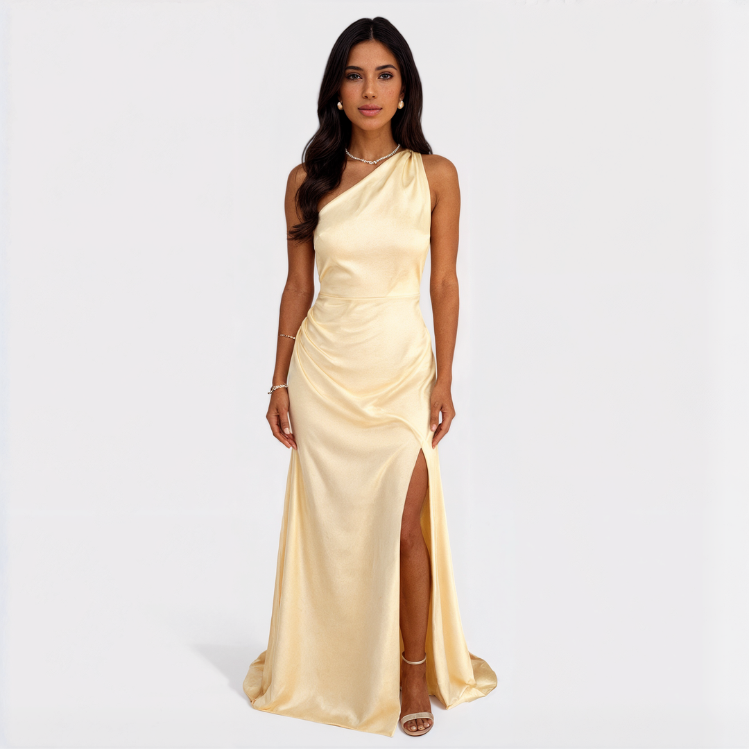 Veronica - Long Satin Dress