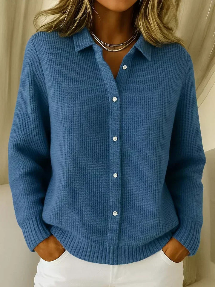 Patricia | Textured Button-Front Cardigan