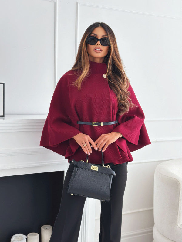 Aline - Papillon Coat with Belt