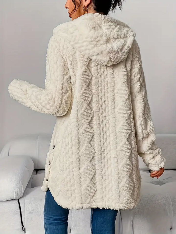 Sara - Fleece Hooded Coat