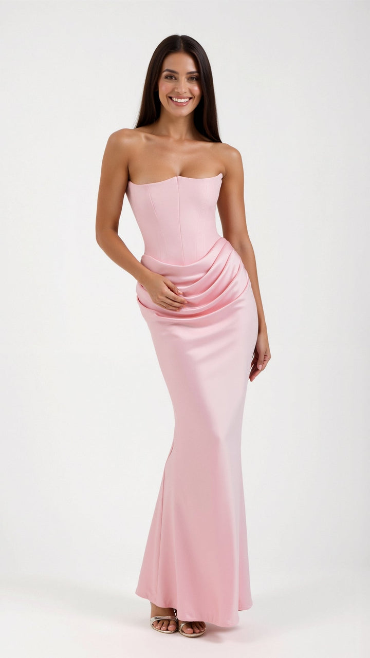 Emily - Long dress with bodice