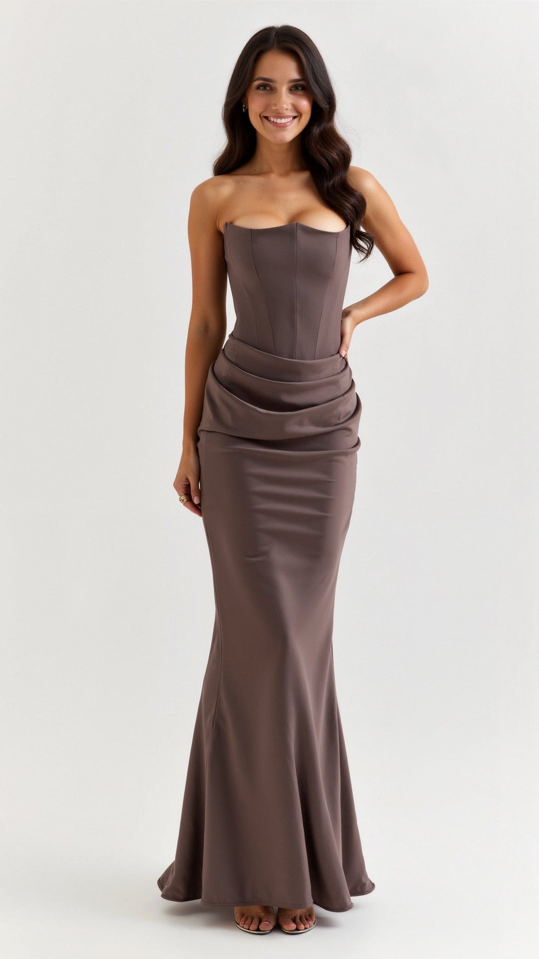 Emily - Long dress with bodice