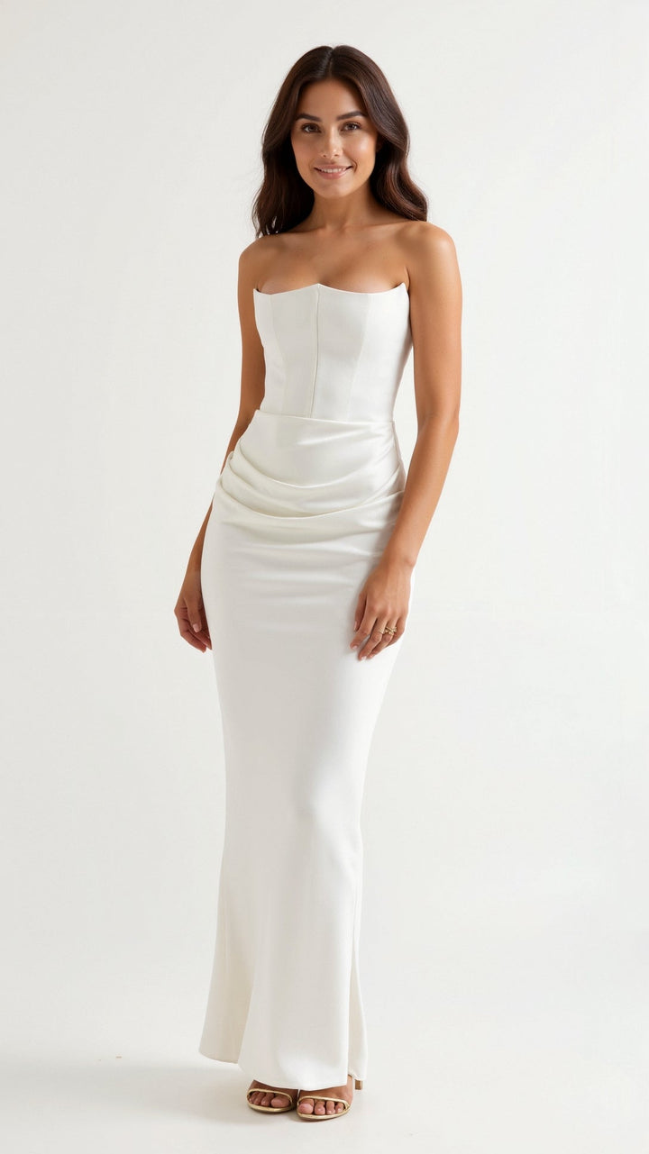 Emily - Long dress with bodice