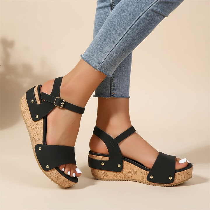 Brooklyn - Elegant Wedge Sandals