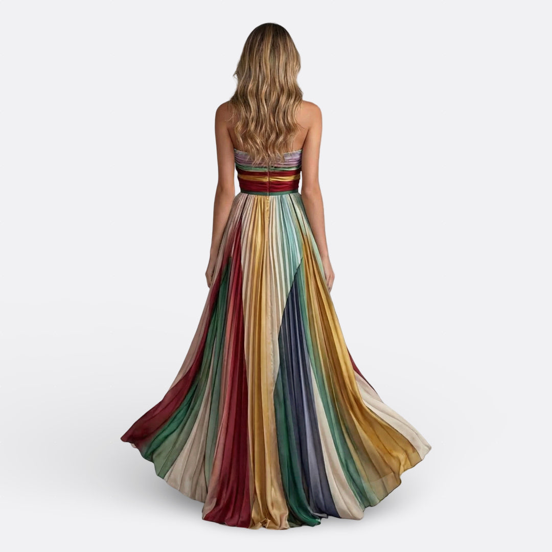 Everly - Long Strapless Dress