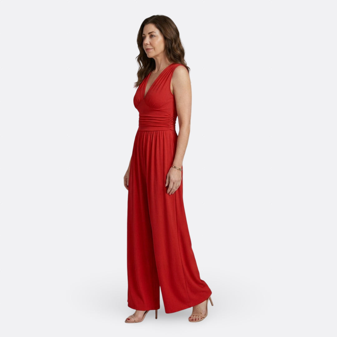Aaliyah - Chic Sleeveless Jumpsuit with Wide Legs