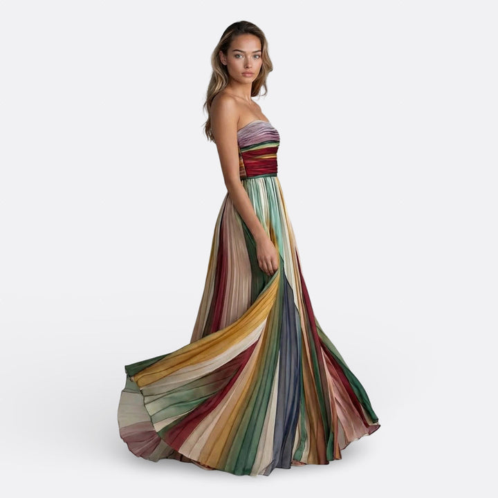 Everly - Long Strapless Dress