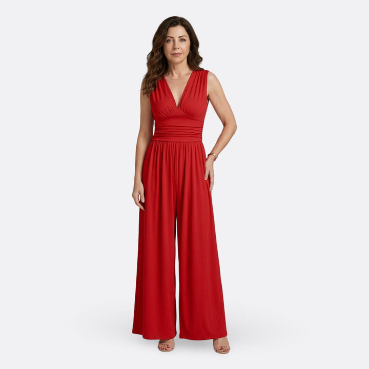Aaliyah - Chic Sleeveless Jumpsuit with Wide Legs