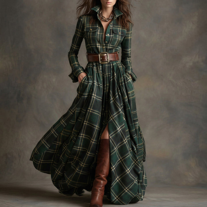 Natalie - Shirt Dress with Belt