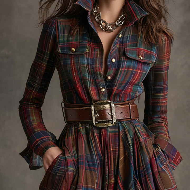 Natalie - Shirt Dress with Belt