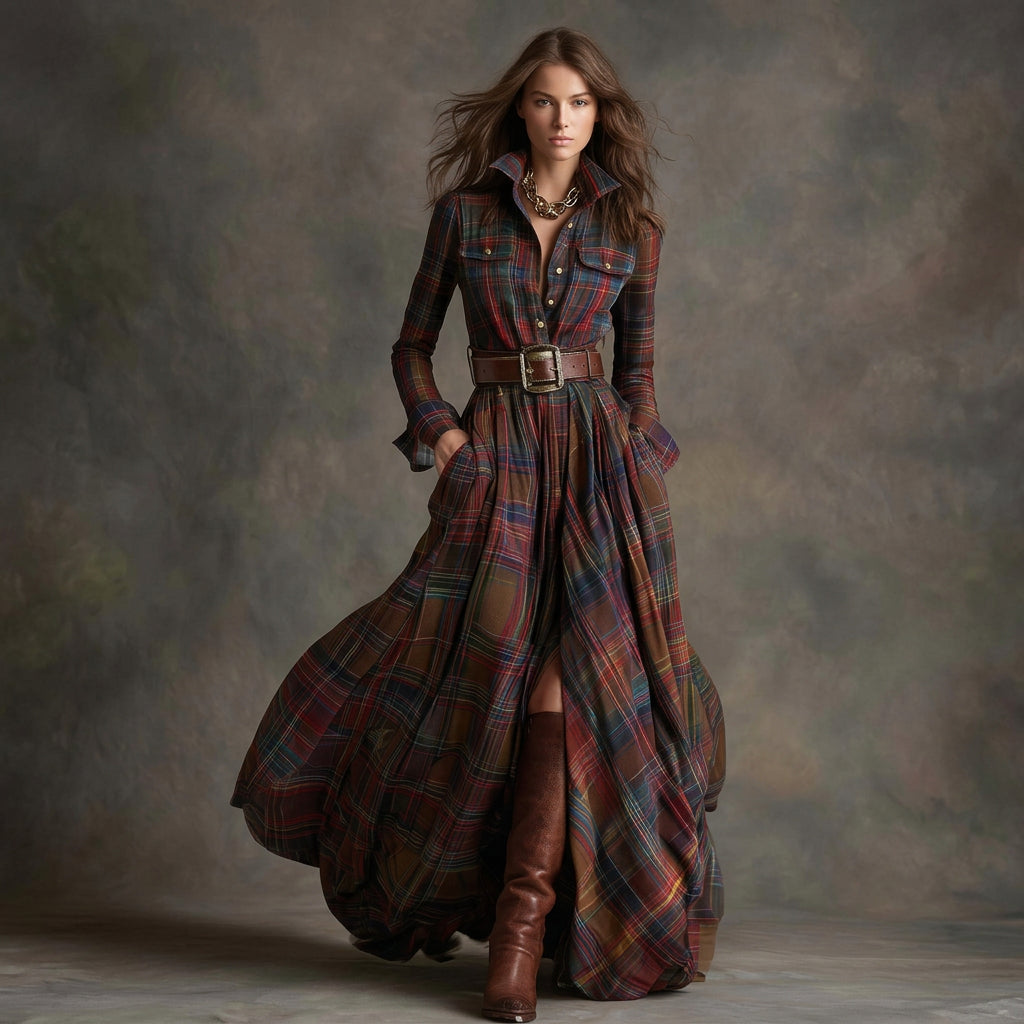 Natalie - Shirt Dress with Belt