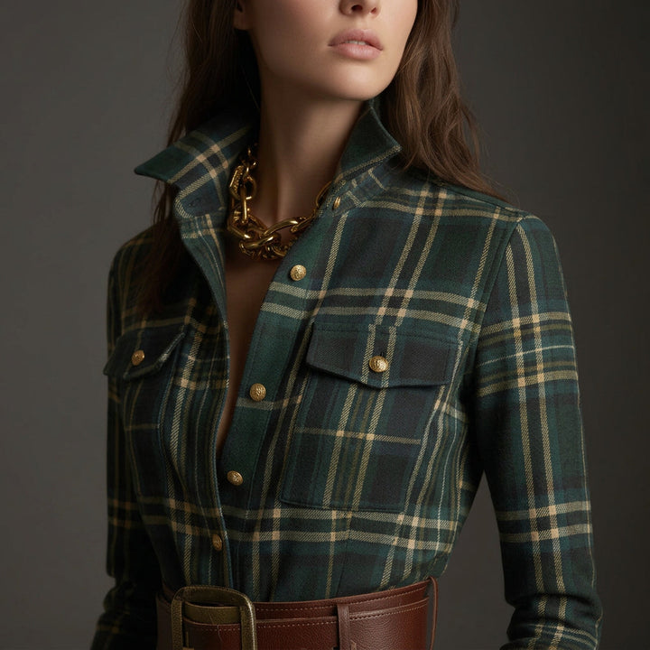 Natalie - Shirt Dress with Belt