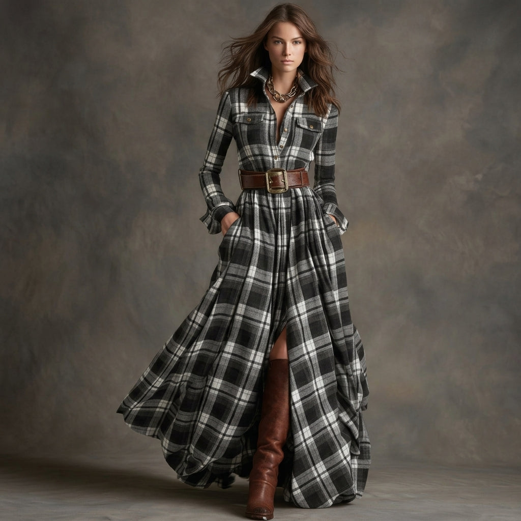 Natalie - Shirt Dress with Belt