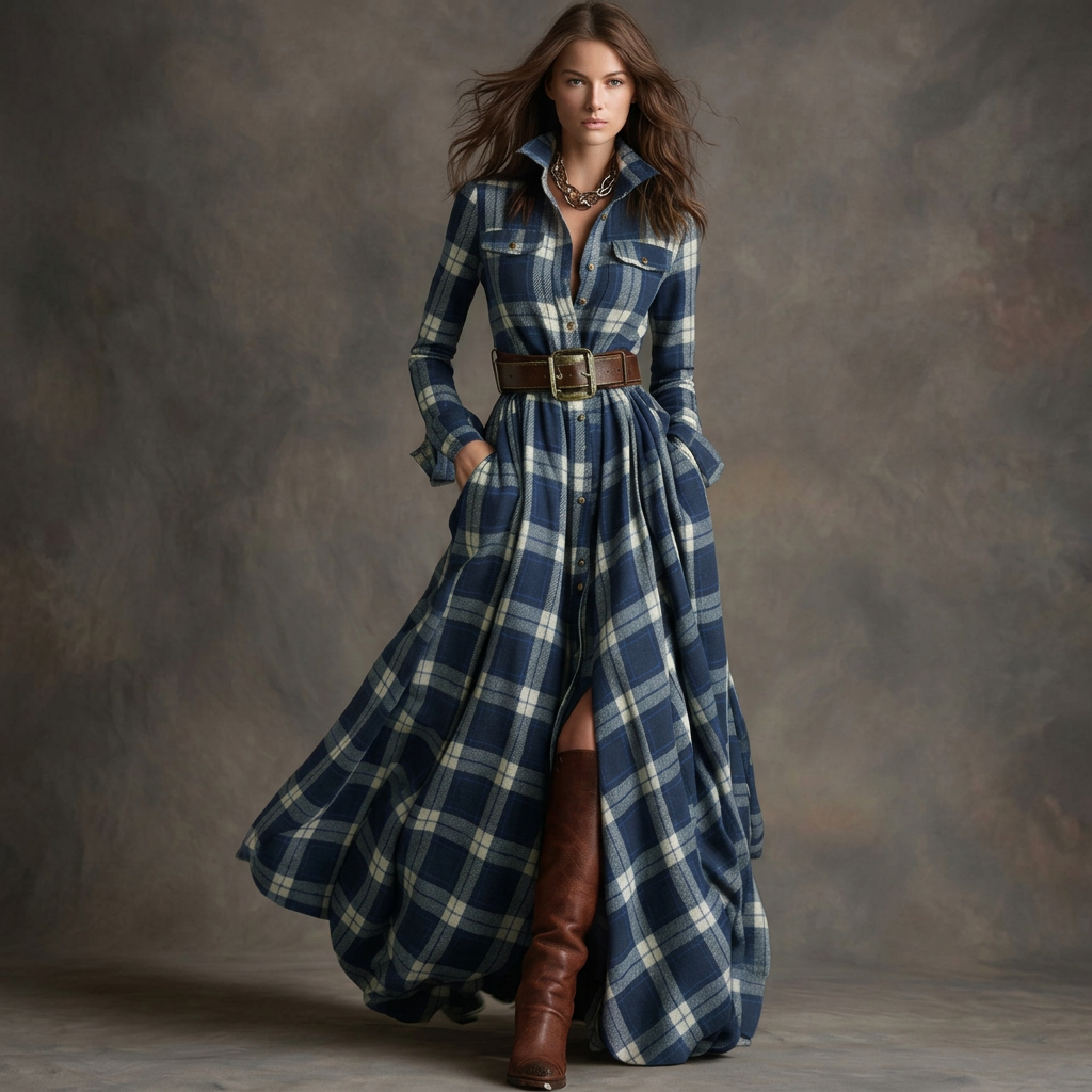 Natalie - Shirt Dress with Belt